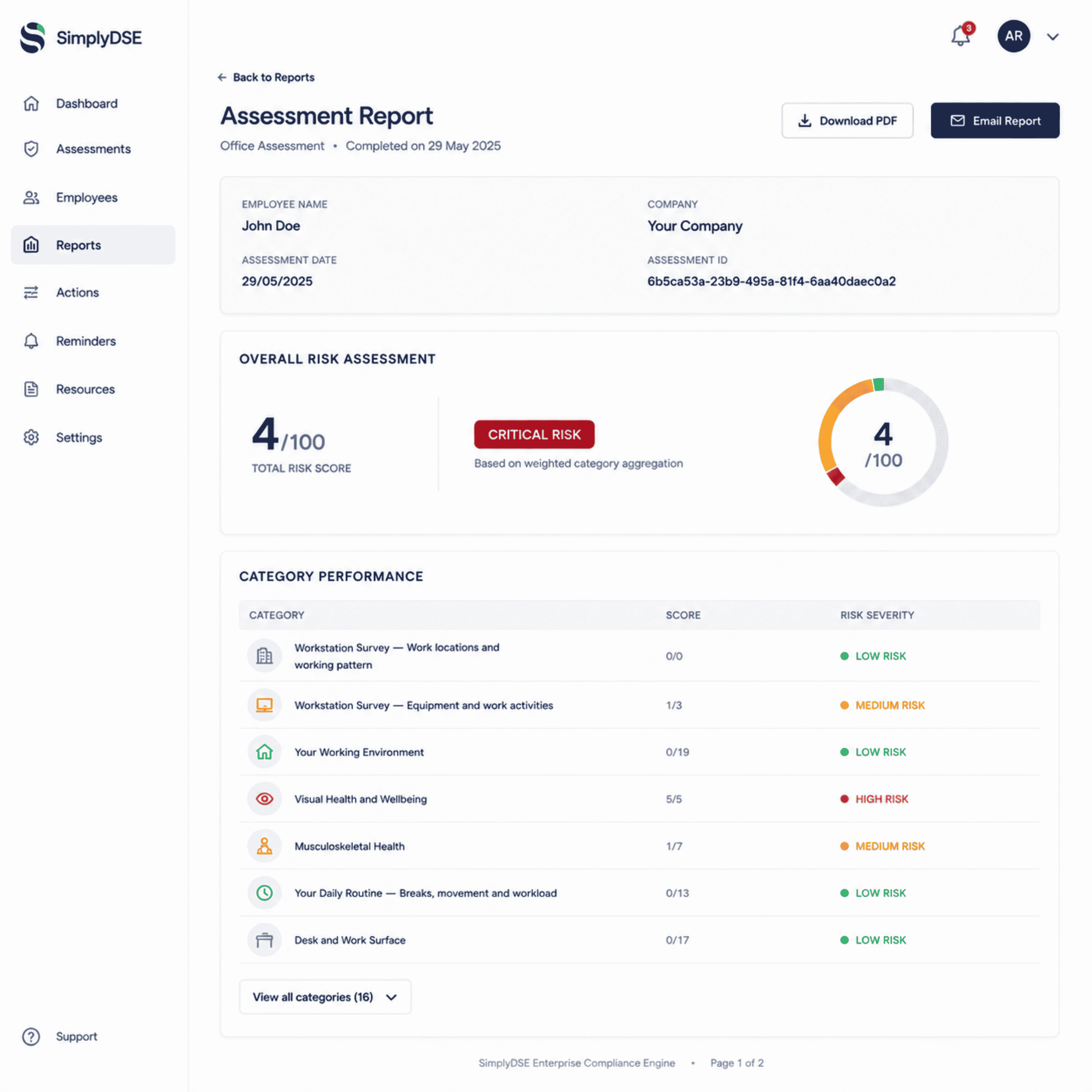 Detailed Report